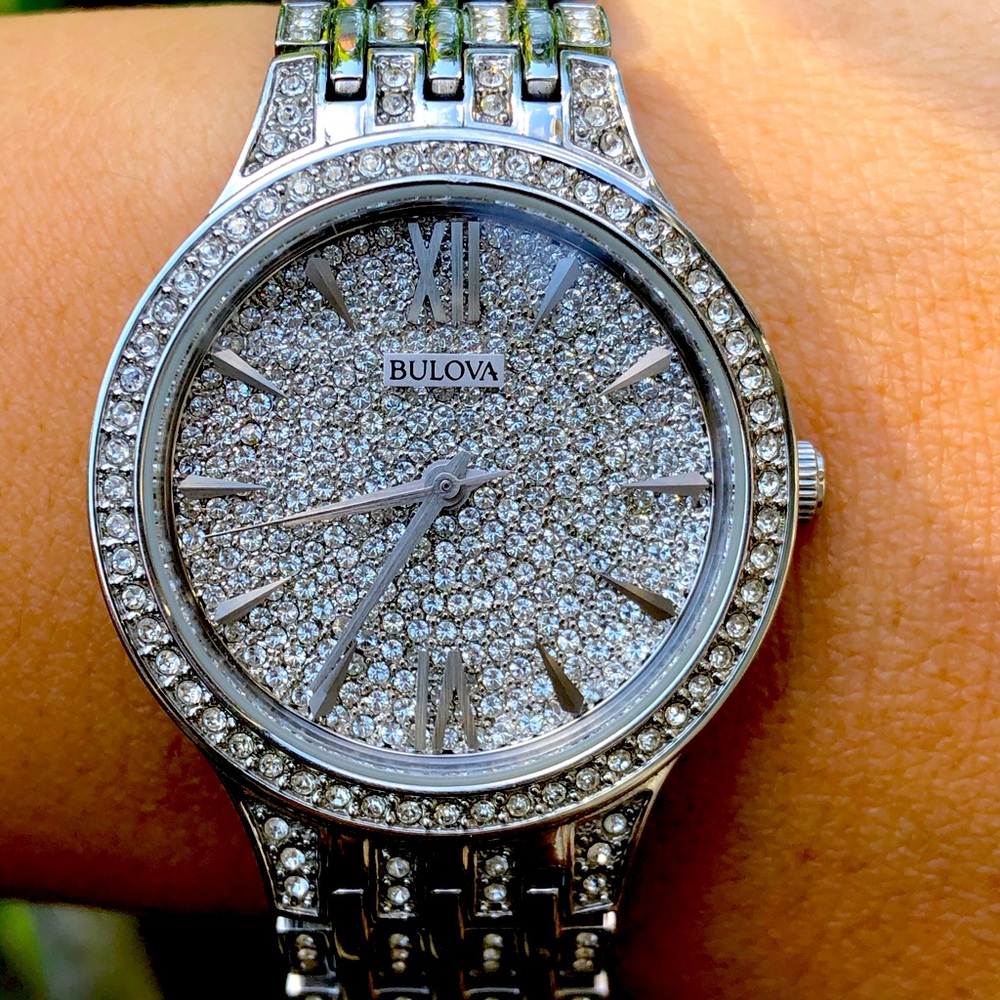 Bulova Silver Phantom Ladies Watch